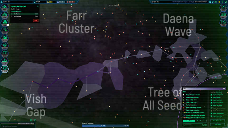 Galaxy High-Use Routes